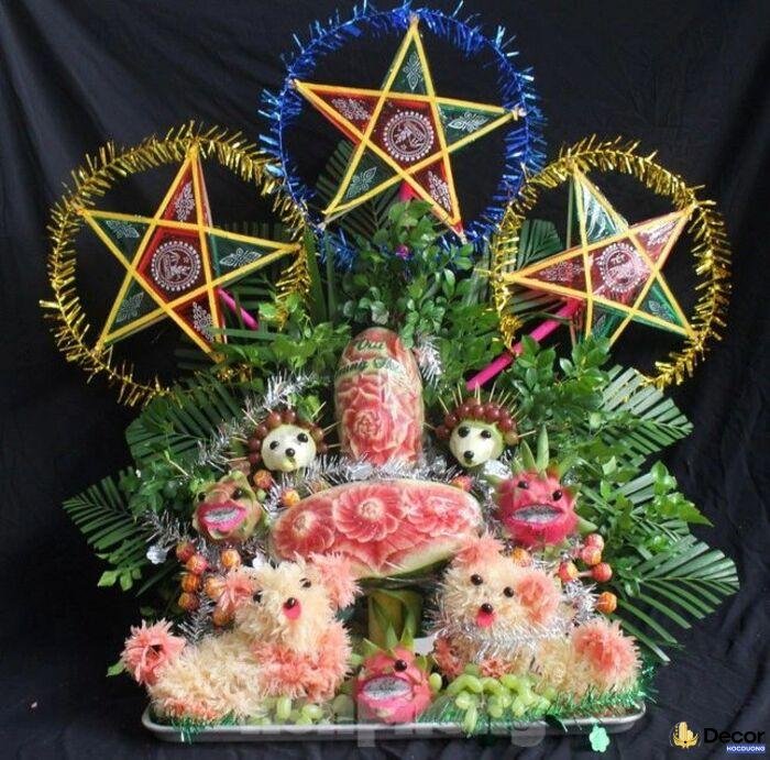 hình ảnh trang trí mâm ngũ quả