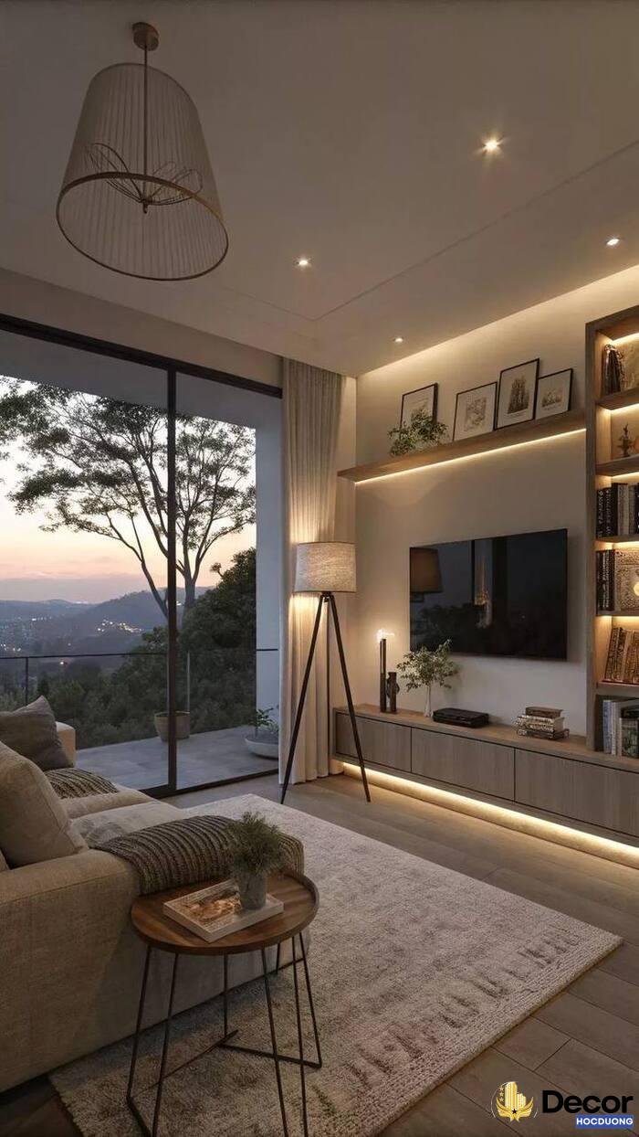 hình ảnh trang trí phòng khách cực sang