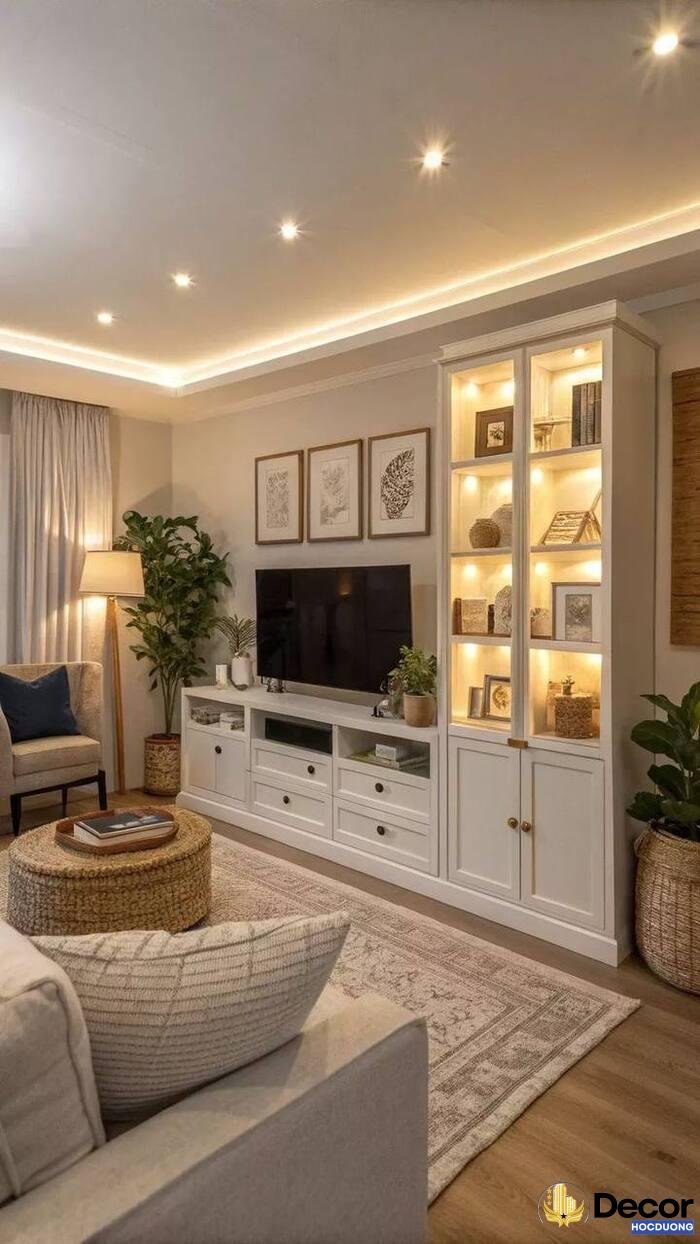 hình ảnh trang trí phòng khách sang chảnh