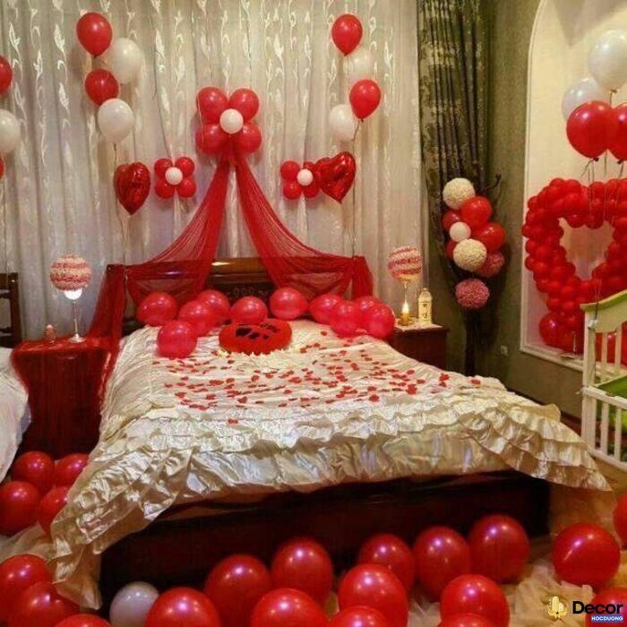 hình ảnh trang trí phòng tân hôn hạnh phúc