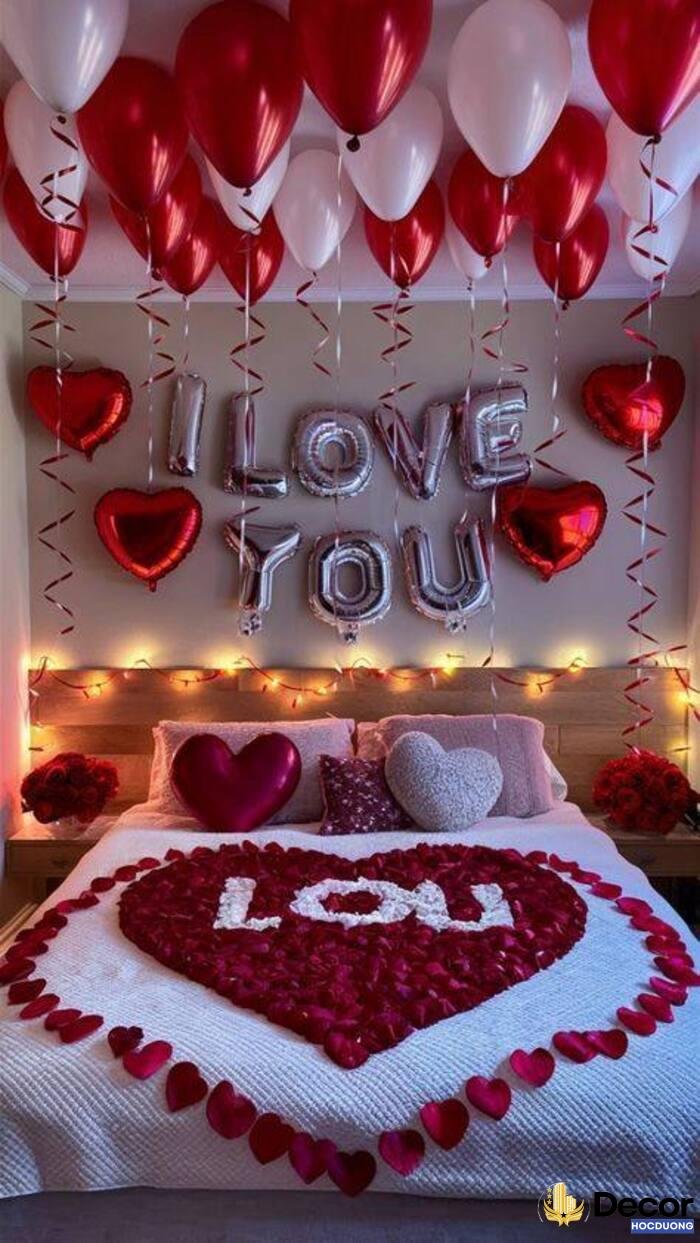hình ảnh trang trí phòng tân hôn xinh