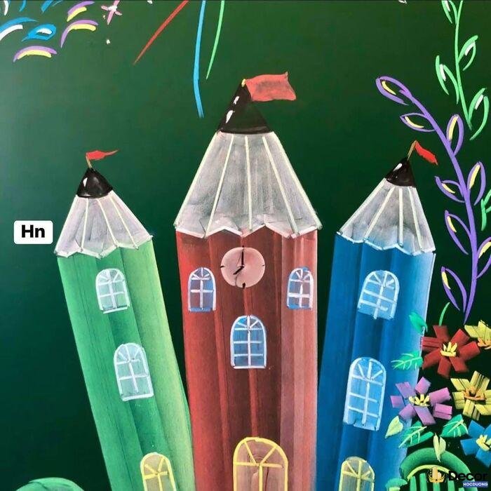 hình ảnh vẽ trang trí bảng xinh