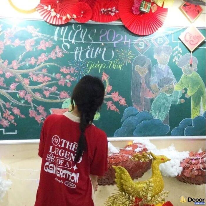 hình ảnh vẽ trang trí tết nghệ