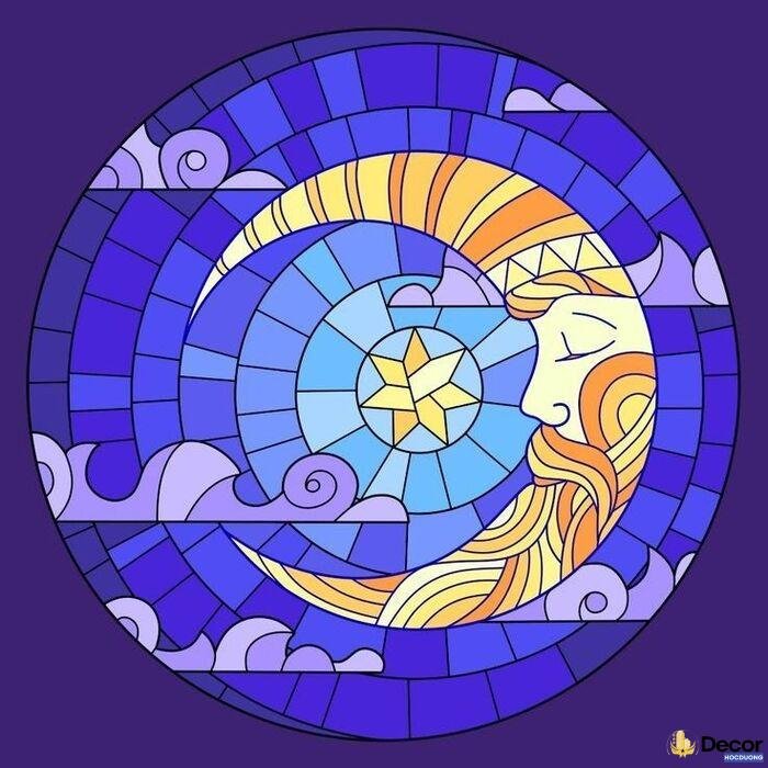 hình ảnh vẽ trang trí vòng tròn cực đẹp