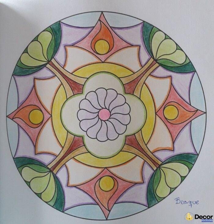 hình ảnh vẽ trang trí vòng tròn nghệ