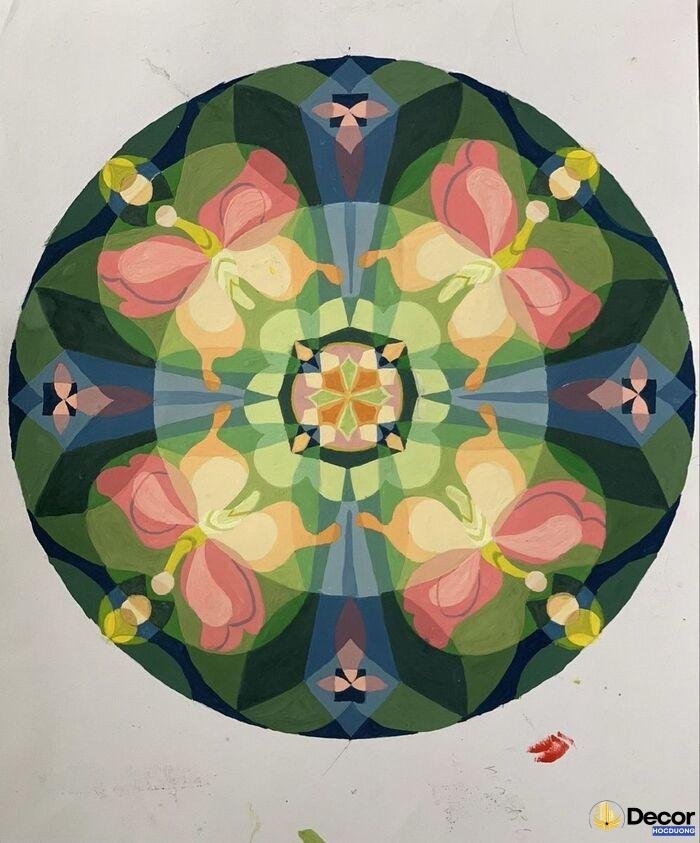 hình ảnh vẽ trang trí vòng tròn siêu đẹp