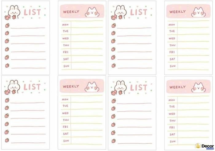 hinh trang trí thời khóa biểu cấp 2