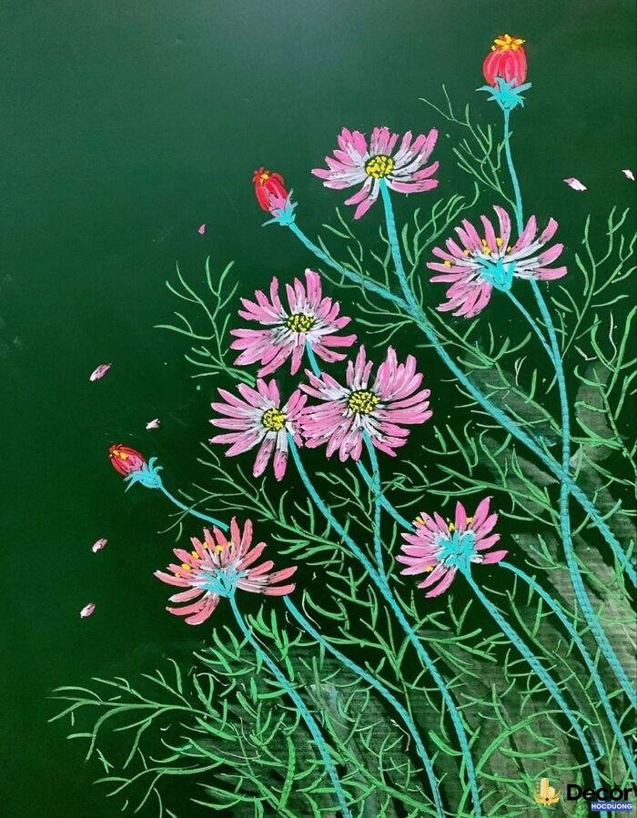 hình vẽ hoa trang trí