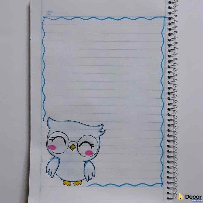 hình vẽ khung trang trí cute đẹp nhất