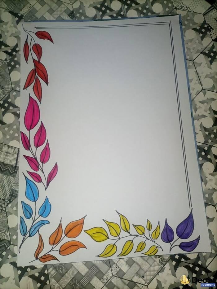 hình vẽ khung trang trí nghệ thuật