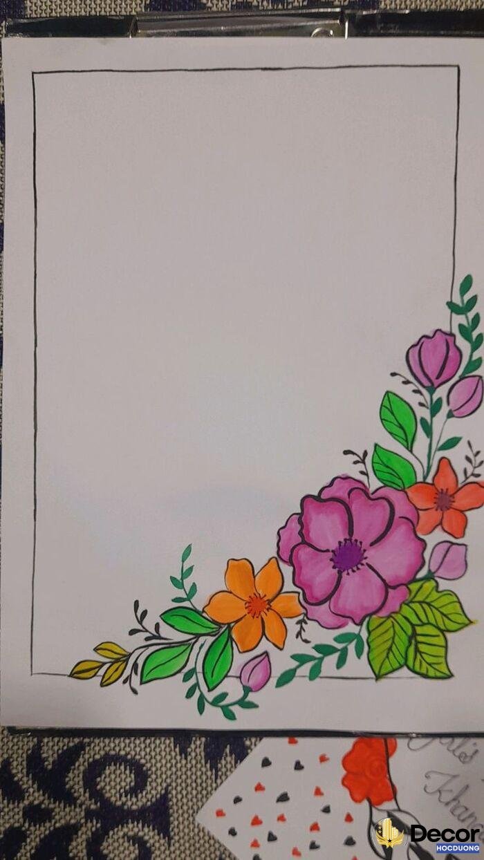 hình vẽ khung trang trí siêu đẹp