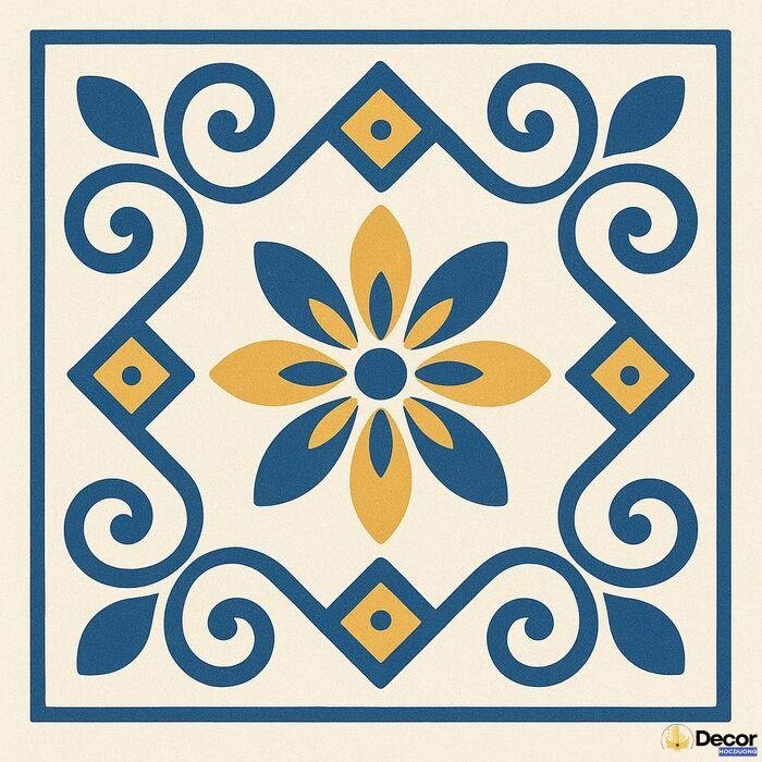 hình vẽ trang trí hình vuông siêu đẹp