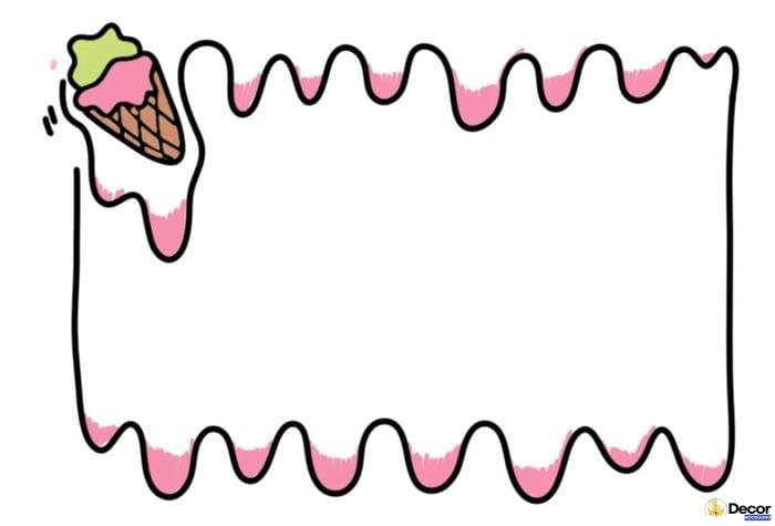 khung viền hoa lá cho trang bìa a4