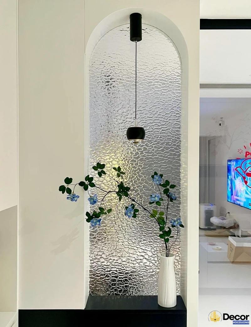 kính thủy trang trí đục