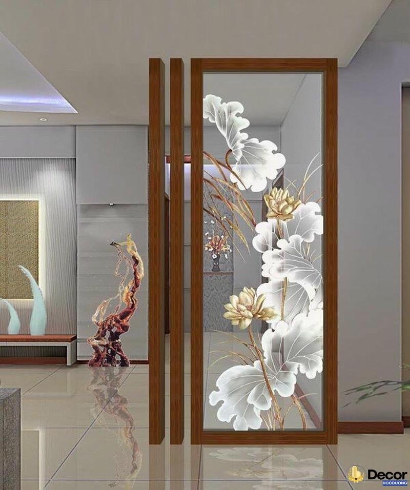 kính thủy trang trí phòng ngủ