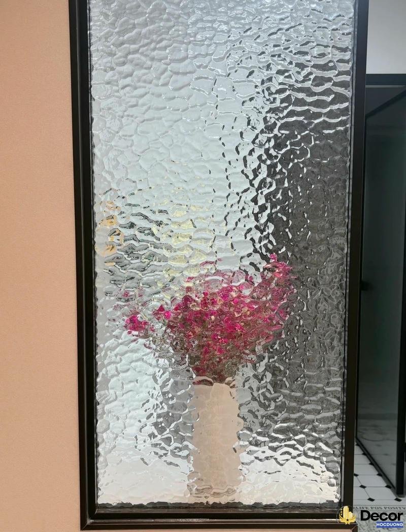 kính thủy trang trí vân mỡ