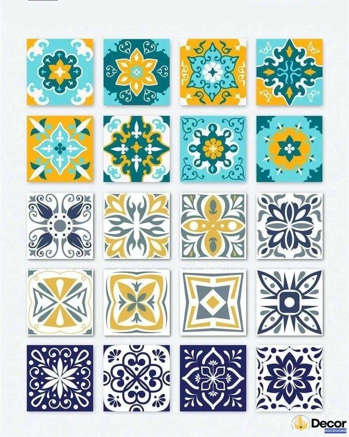 mẫu hình vuông trang trí đẹp mắt