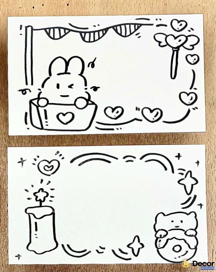 mẫu khung viền hoa lá a4