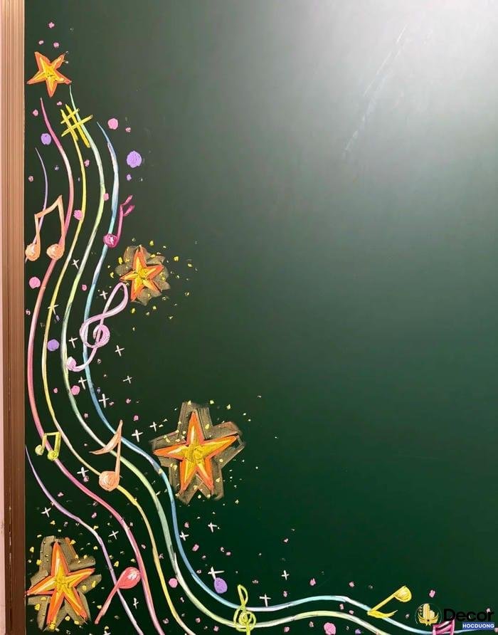 mẫu trang trí bảng tin