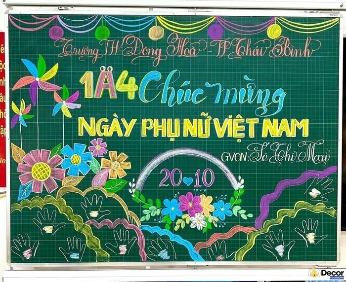 mẫu trang trí bảng