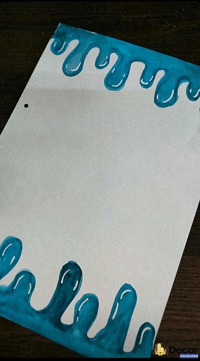 mẫu trang trí báo tường trên giấy a4