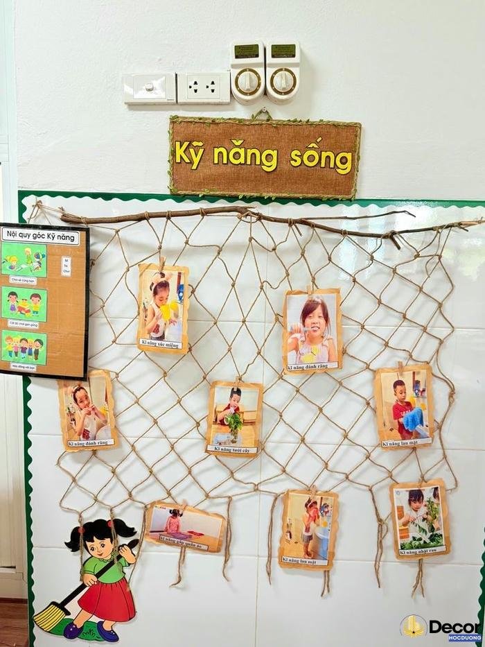 steam lab trang trí góc steam mầm non