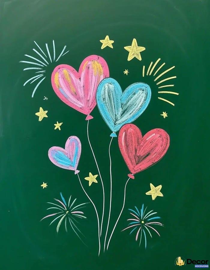 thiết kế trang trí bảng