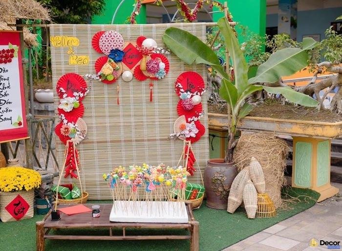 tiểu cảnh tết mô phỏng