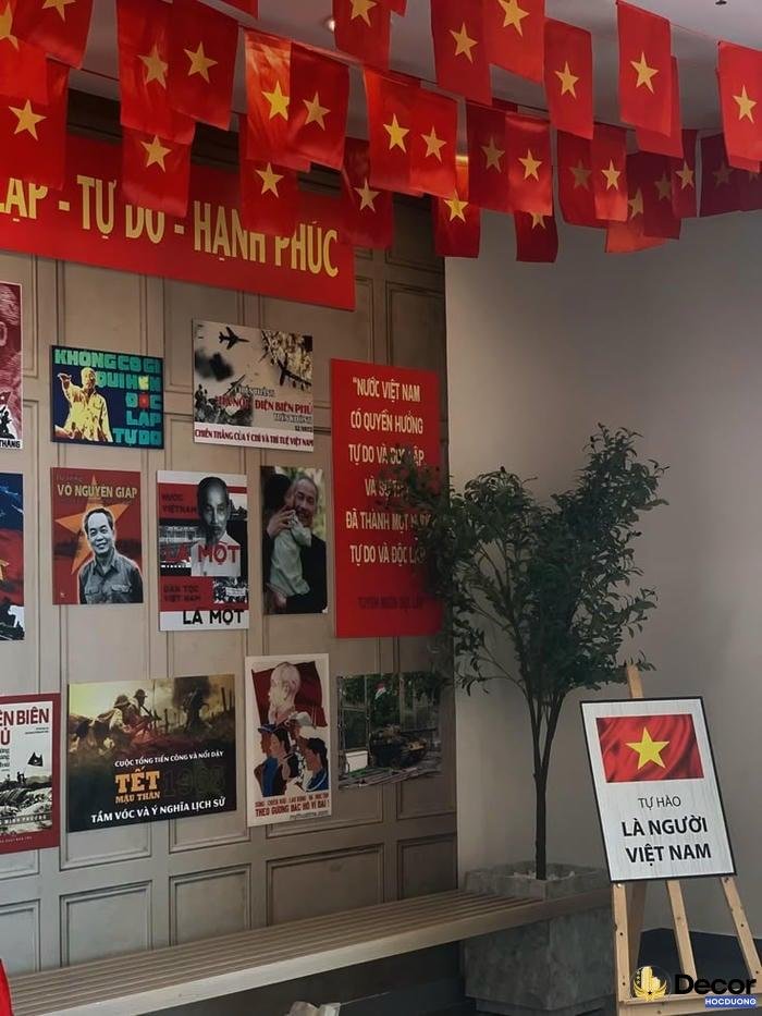 trang trí 30.4 sáng tạo