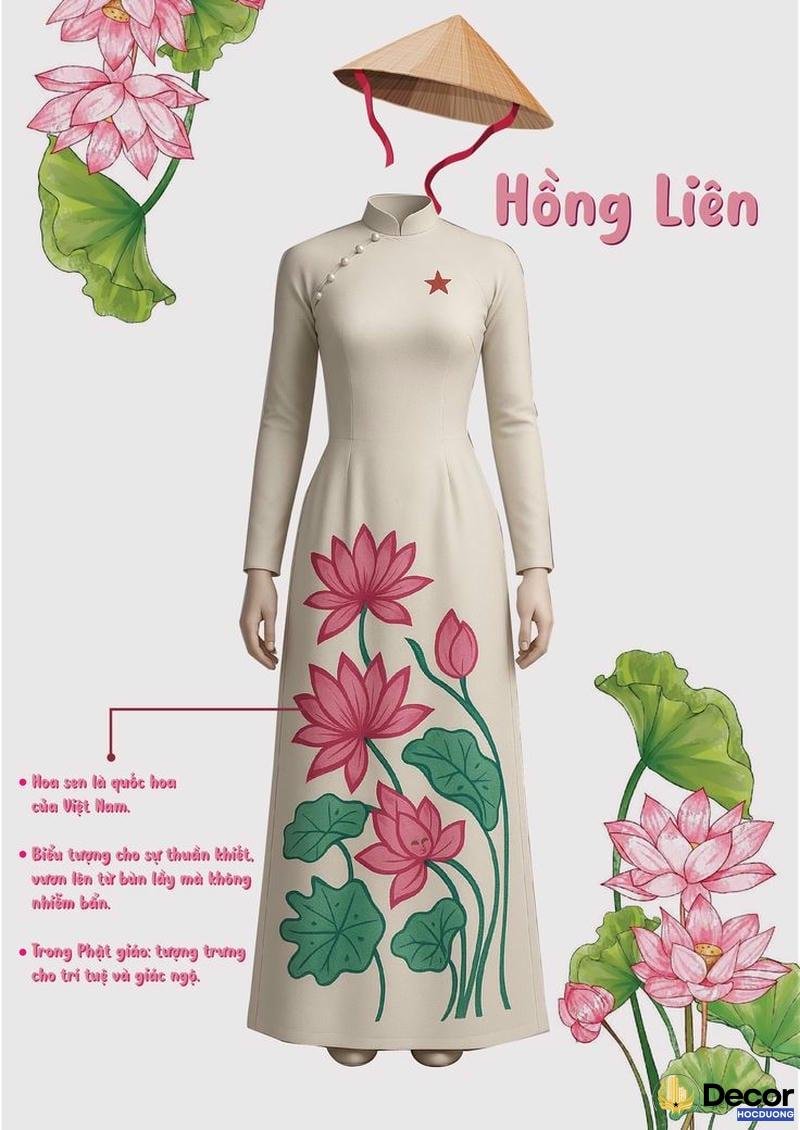 trang trí áo dài tinh tế
