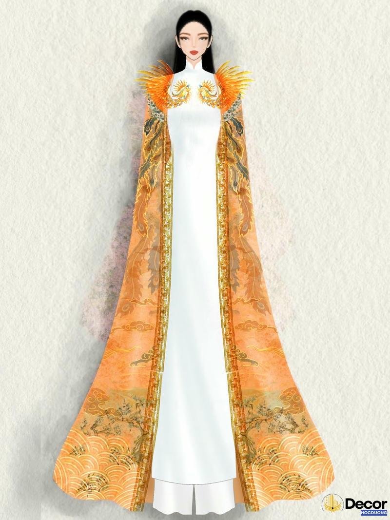 trang trí áo dài vn