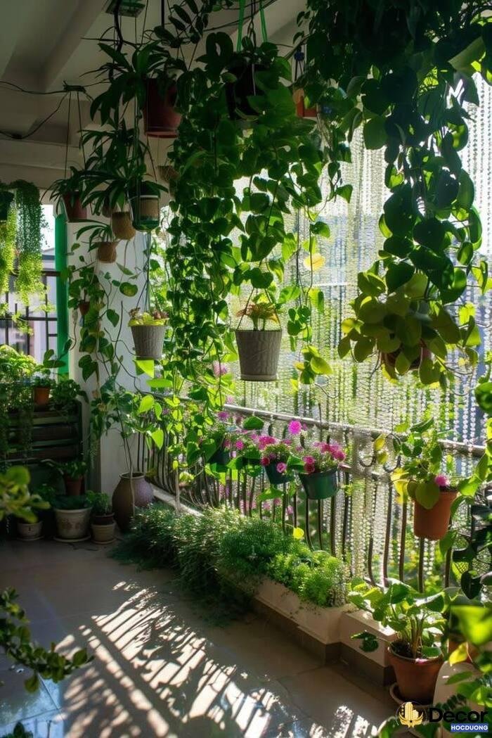 trang trí ban công cực đẹp