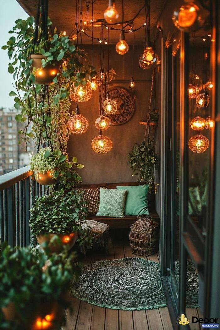 trang trí ban công siêu đẹp