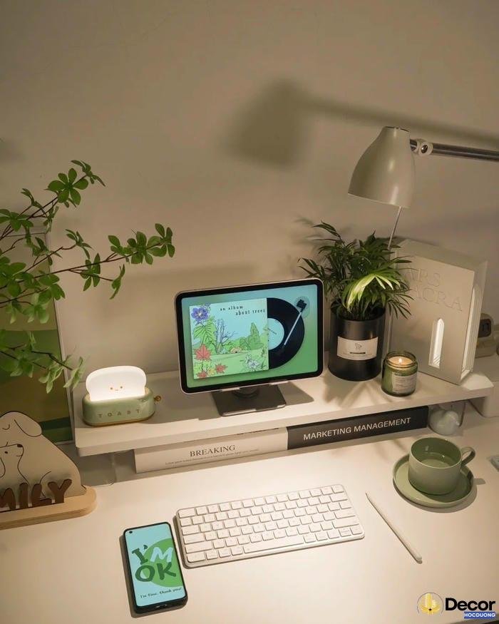 trang trí bàn học tạo cảm hứng