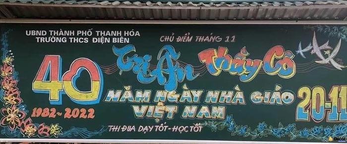 trang trí bảng 20.11 đơn giản sáng tạo