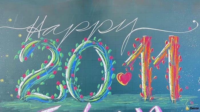 trang trí bảng 20.11 đơn giản với lời chúc thầy cô