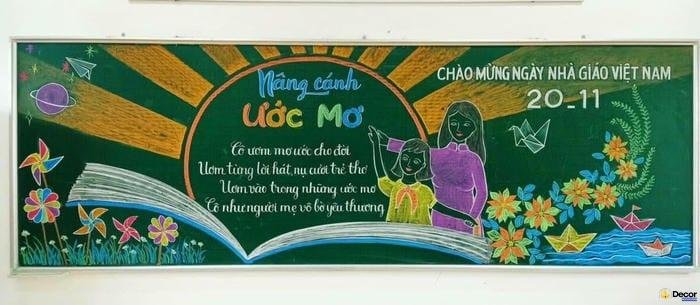 trang trí bảng 20_11 nhanh và đẹp