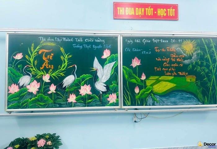 trang trí bảng 20_11 tiết kiệm