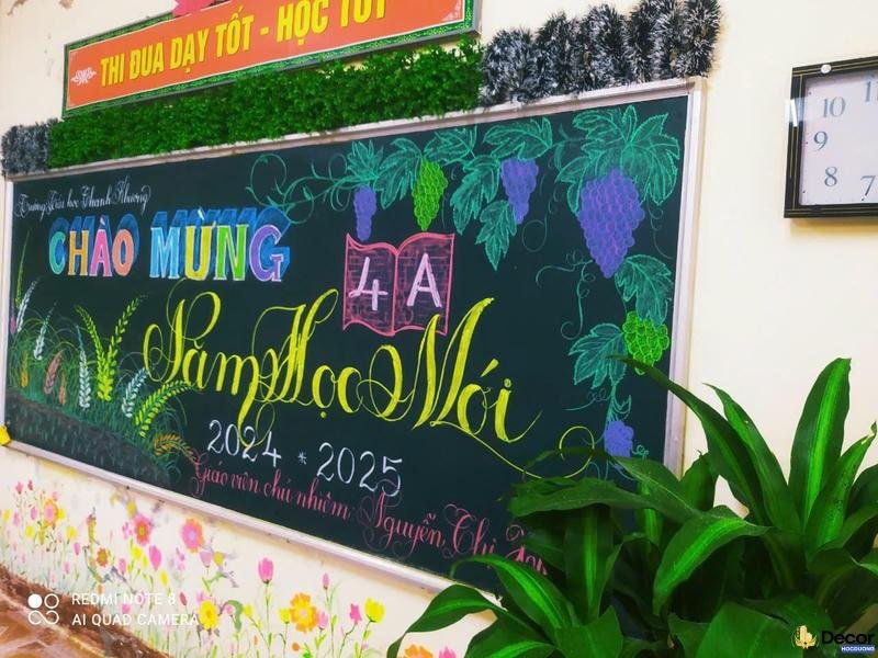 trang trí bảng chào mừng năm học mới tháng 9
