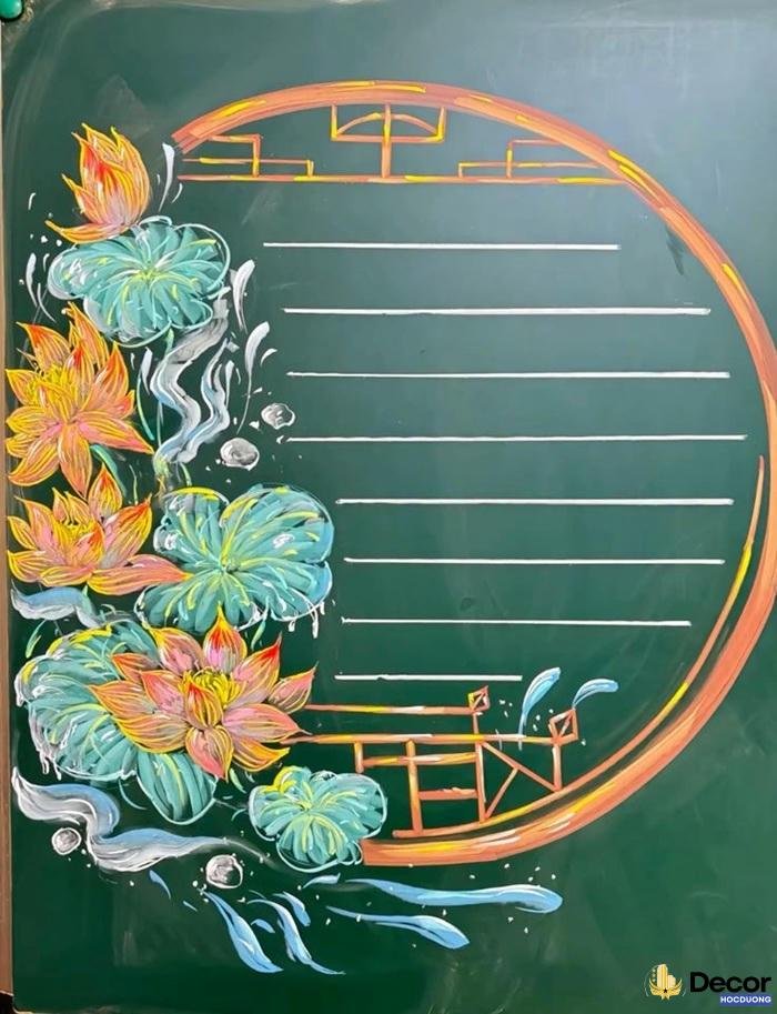 trang trí bảng cửa sổ