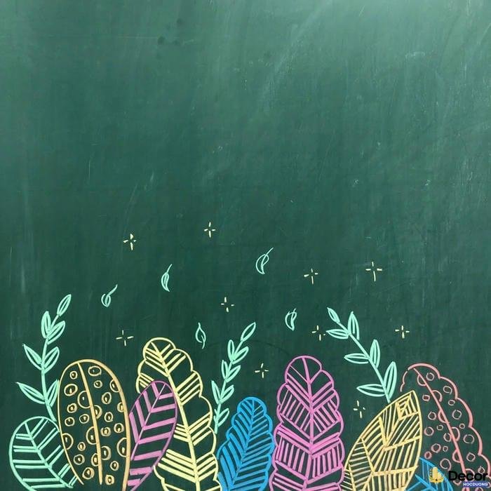 trang trí bảng đẹp mà tiết kiệm