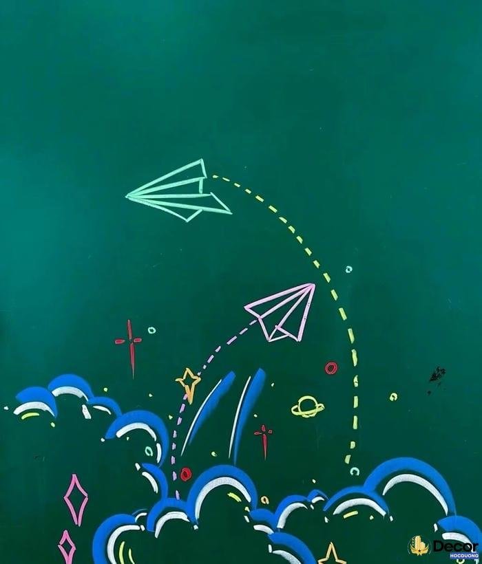 trang trí bảng đẹp mắt và nhanh