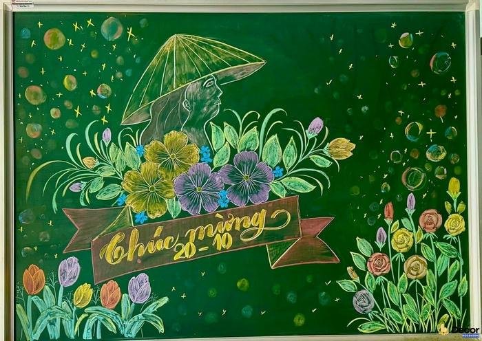 trang trí bảng đẹp