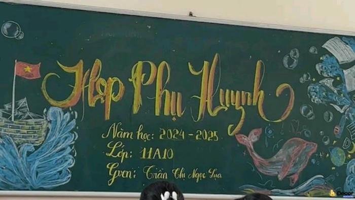 trang trí bảng họp phụ huynh cuối năm 2023