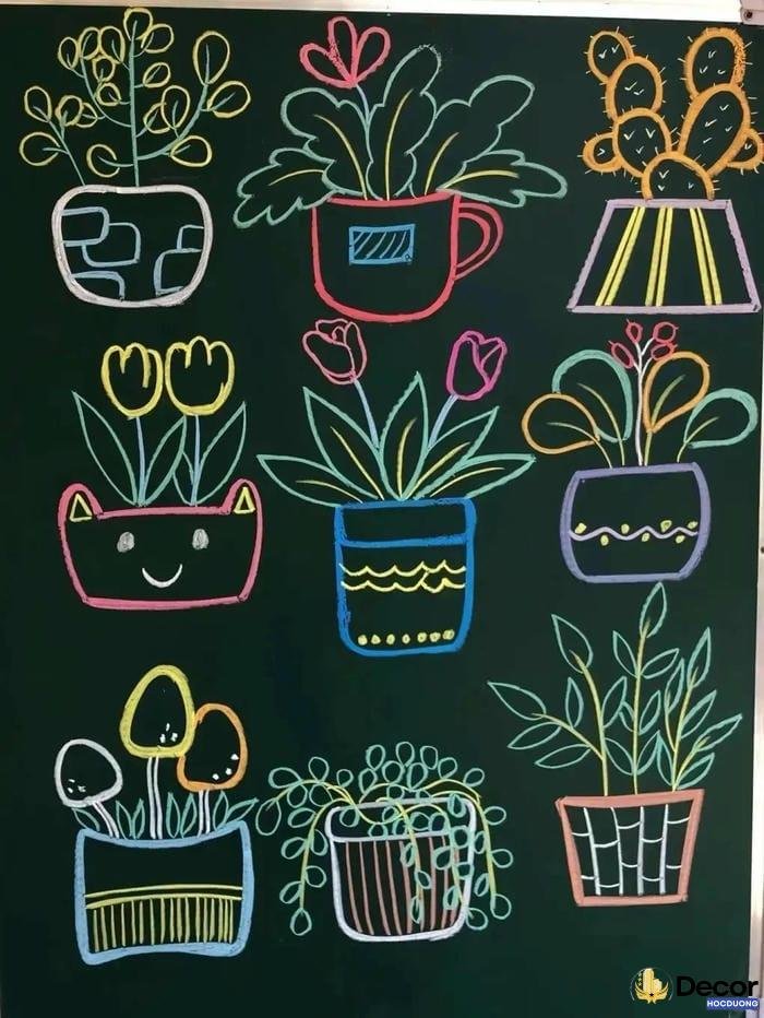 trang trí bảng lớp đẹp nhất
