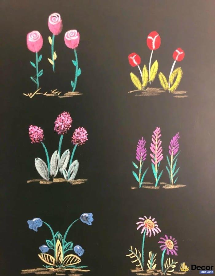 trang trí bảng lớp học sáng tạo