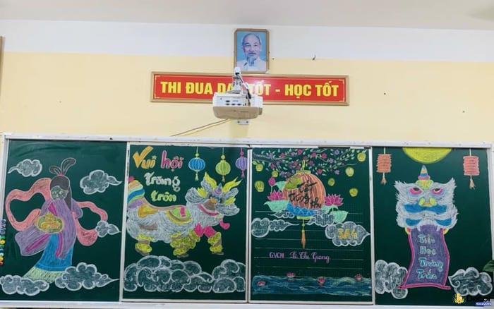 trang tri bang trung thu