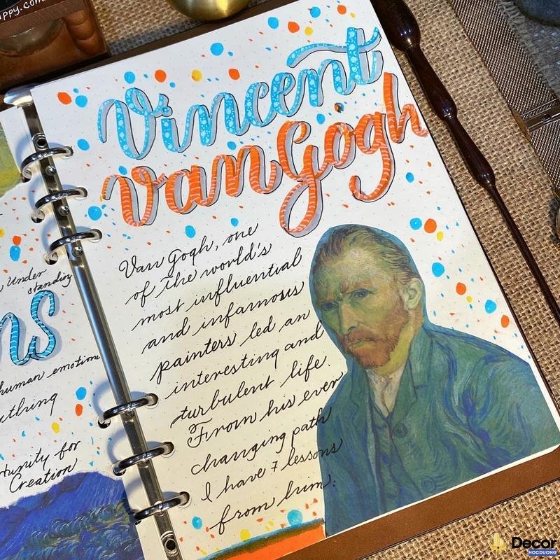 trang trí bìa vở lạ mắt