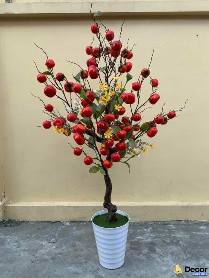 trang trí cây giả văn phòng