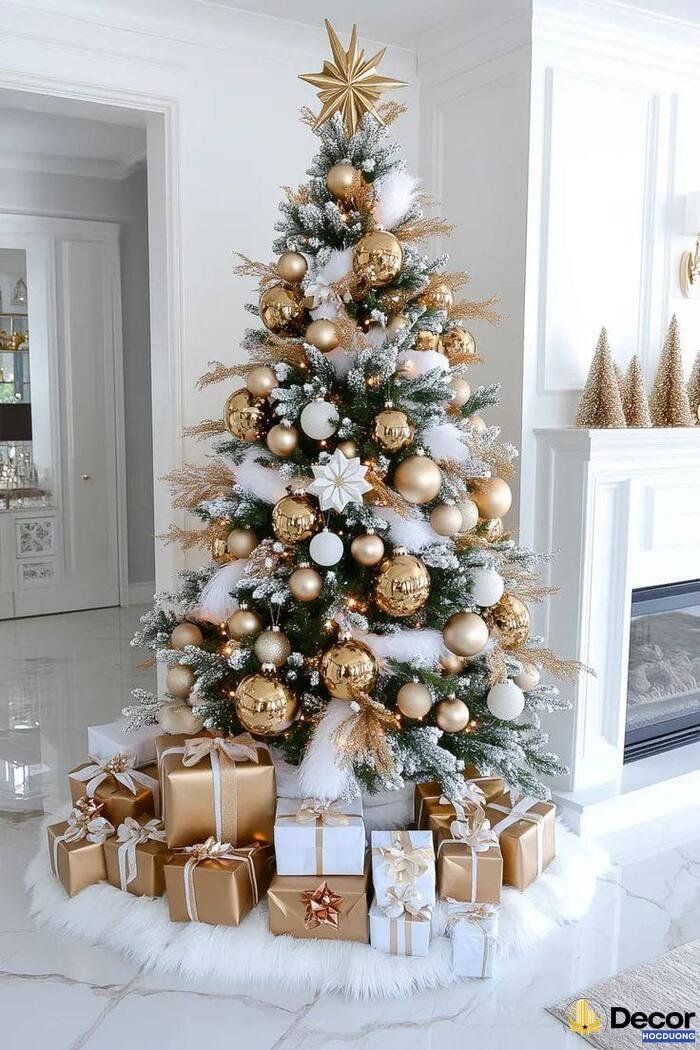 trang trí cây thông noel siêu đẹp